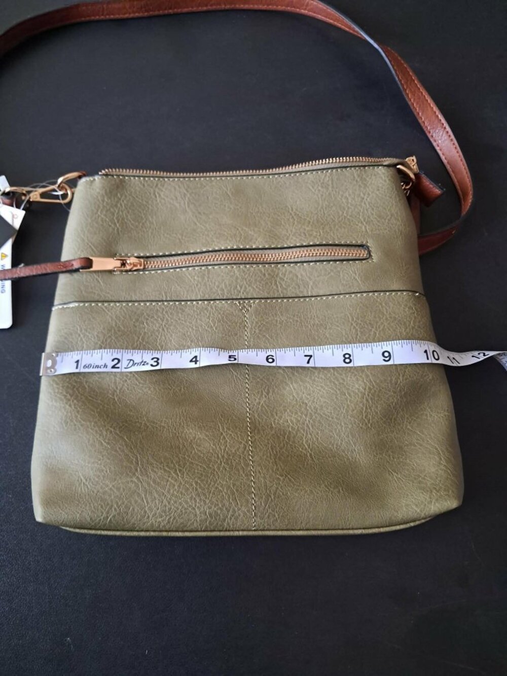 Le Miel Sage Green Crossbody Bag - Picture 9 of 11